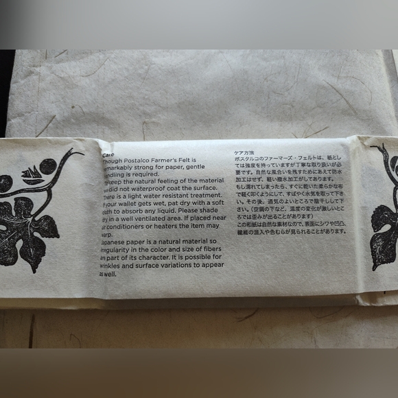 POSTALCO Farmer’s Felt Wallet COOL HUNTING Limited Edition Japan Made RARE - Picture 6 of 11